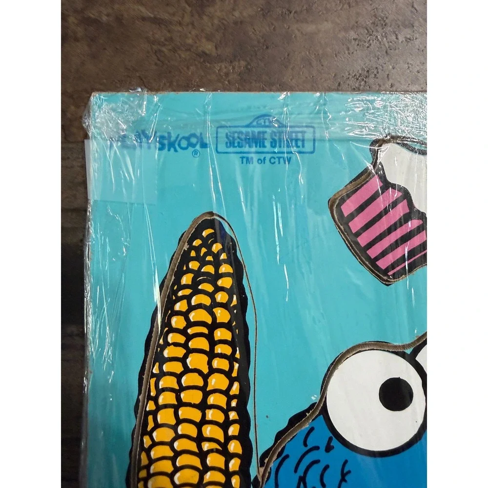 Vintage 1973‎ Playskool Sesame Street Cookie Monster Wood Puzzle 315-4 10 Piece